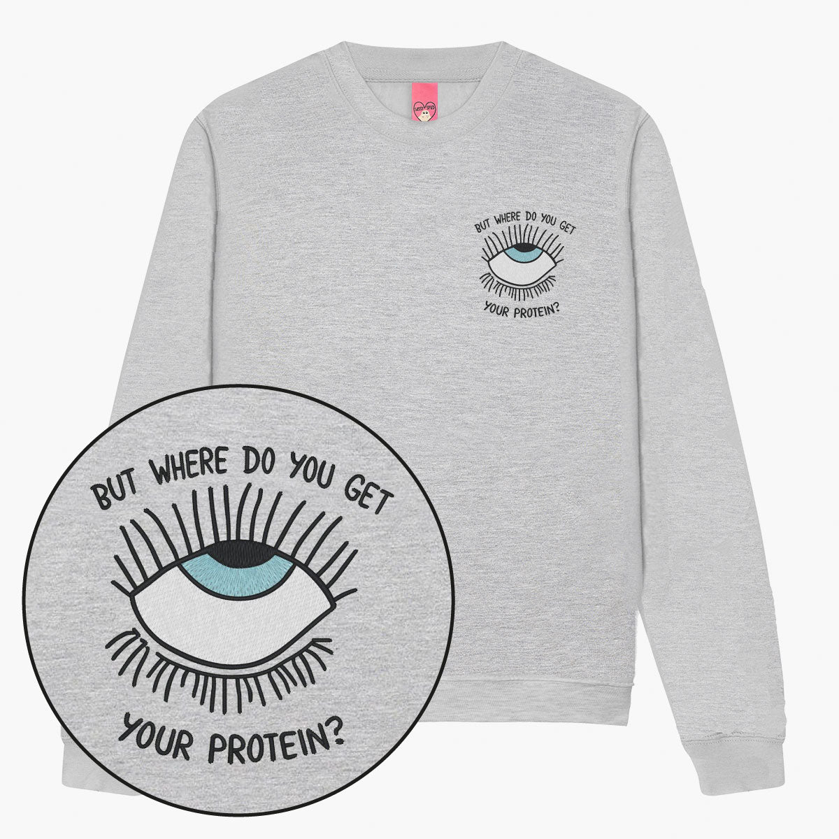 Eyeroll Embroidered Sweatshirt (Unisex)