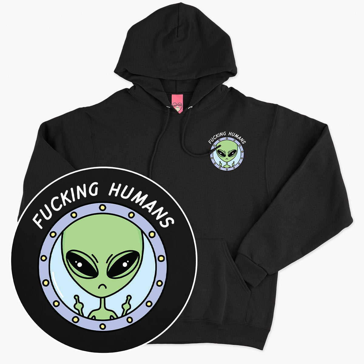 F*cking Humans Alien Hoodie (Unisex)