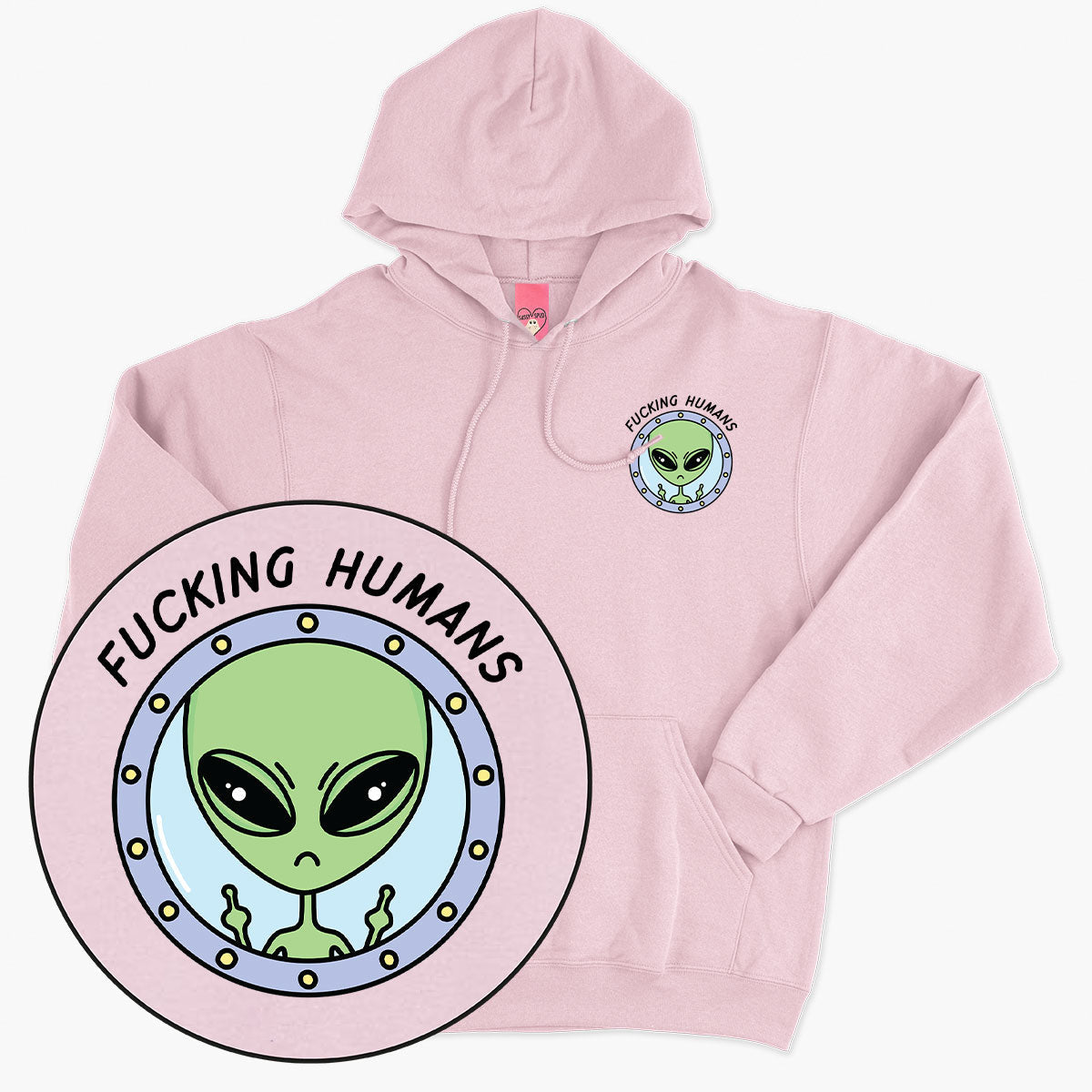 F*cking Humans Alien Hoodie (Unisex)