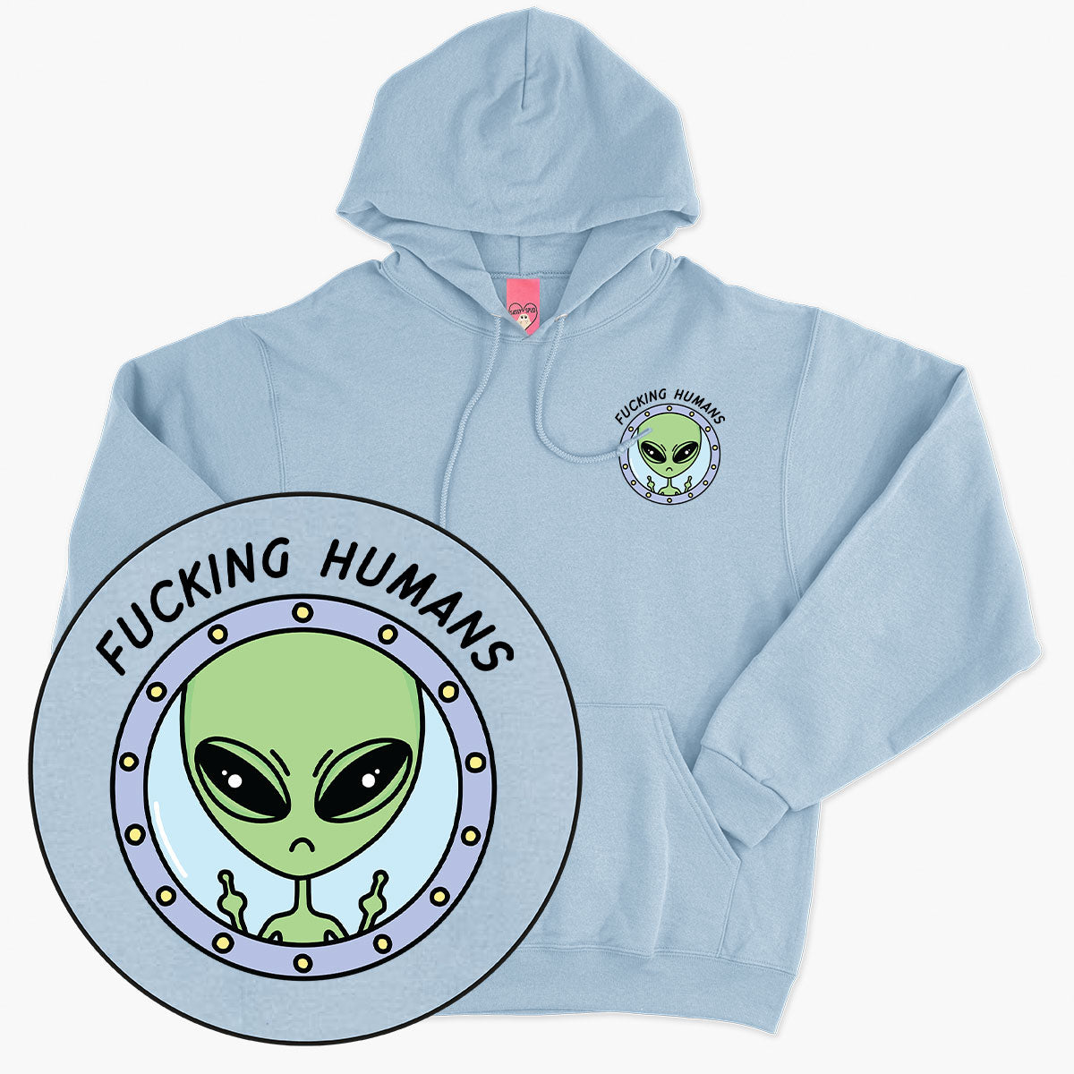 F*cking Humans Alien Hoodie (Unisex)
