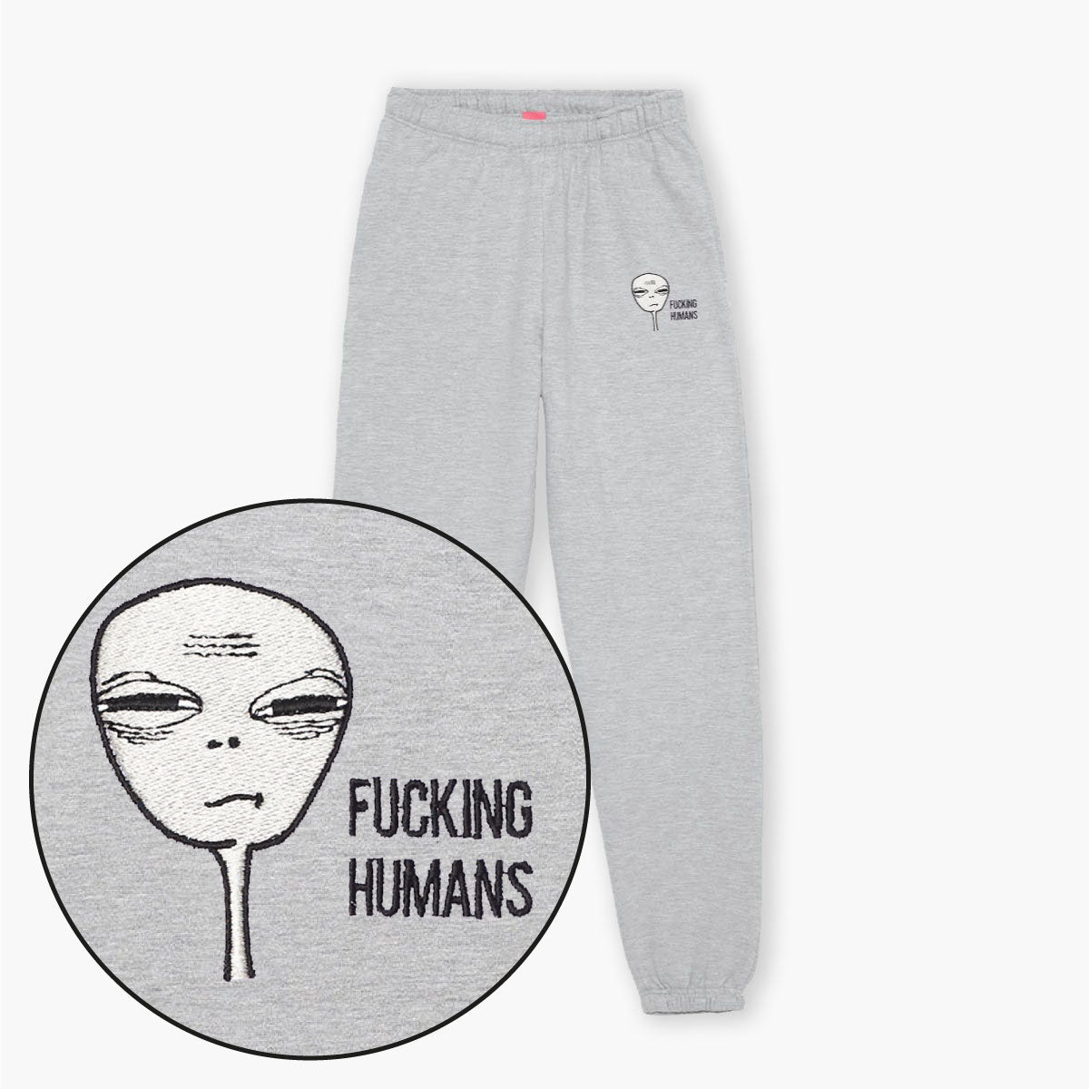 F*cking Humans Embroidered Joggers (Unisex)