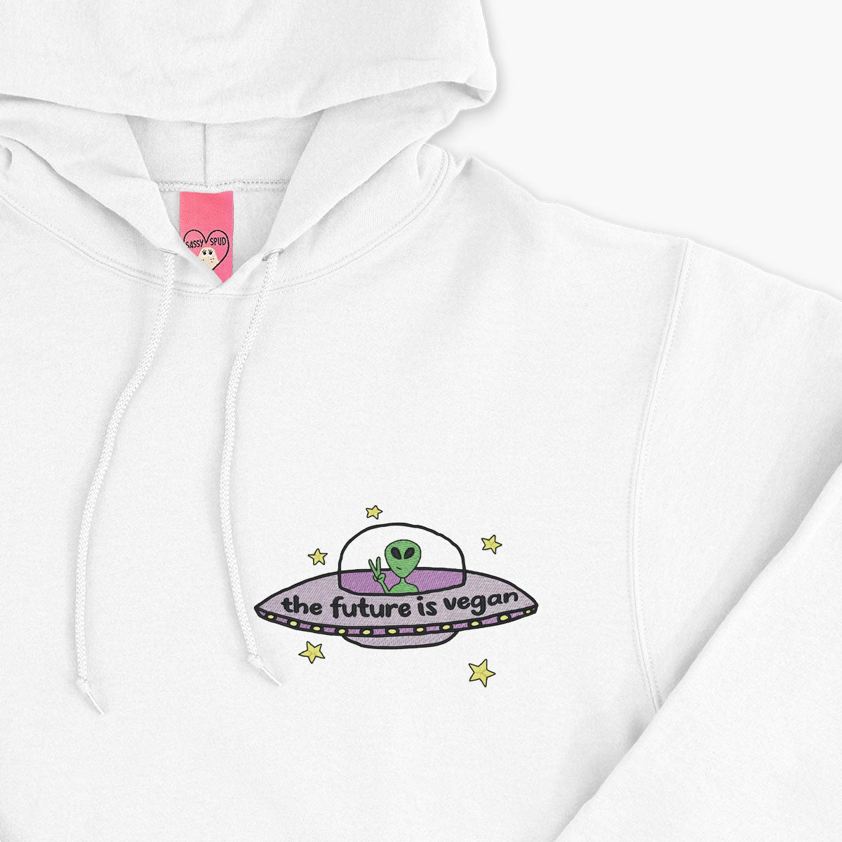 Future Is Vegan Embroidered Hoodie (Unisex)