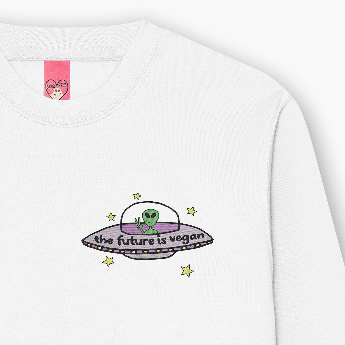 Future Is Vegan Embroidered Sweatshirt (Unisex)