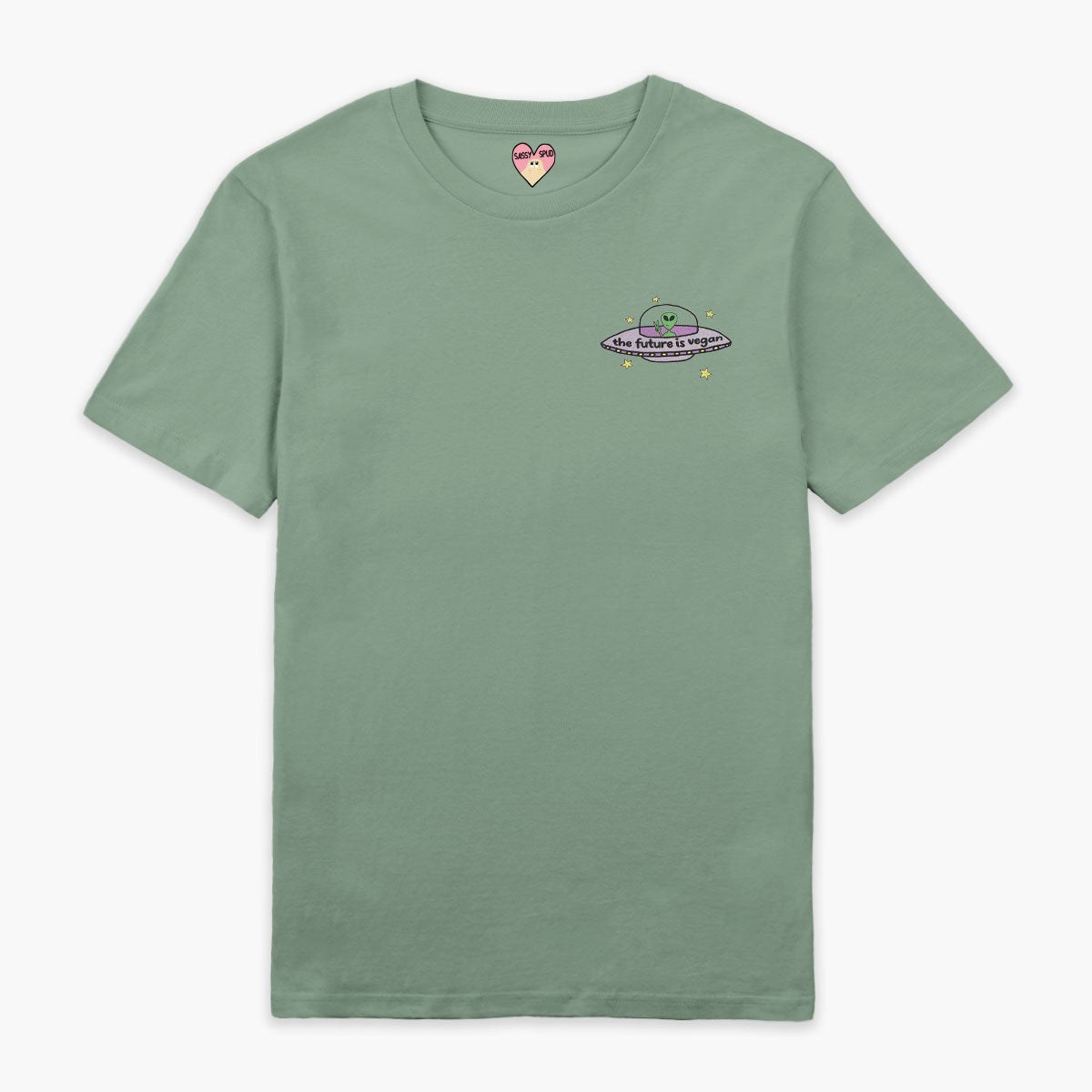 Future Is Vegan Embroidered T-Shirt (Unisex)