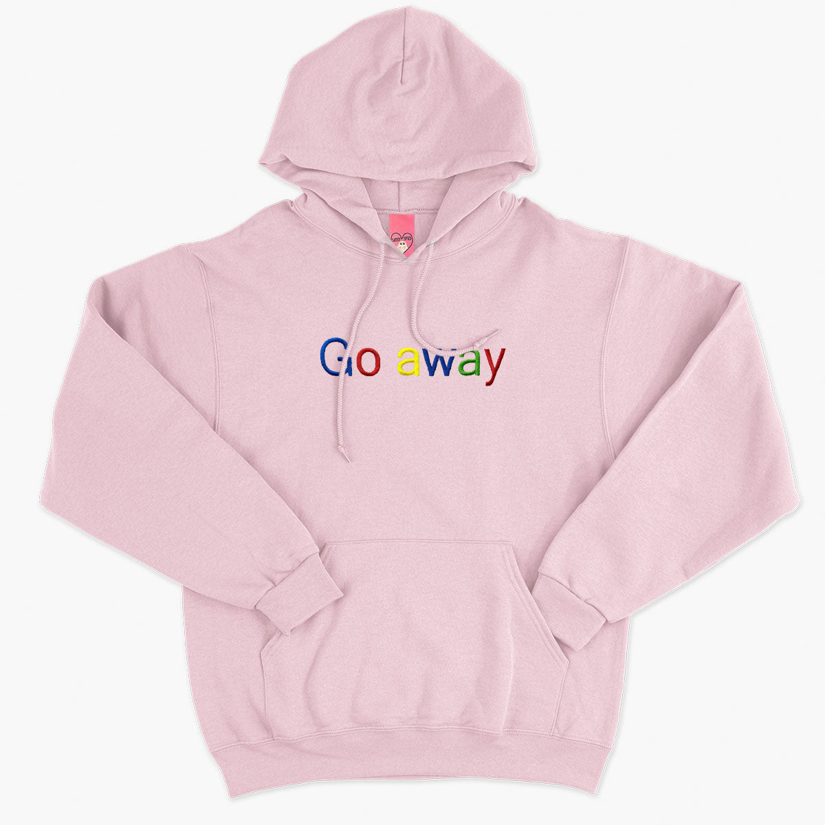 Go Away Embroidered Hoodie (Unisex)