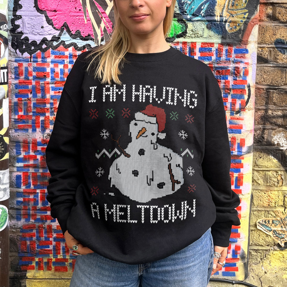 Having A Meltdown Christmas Jumper (Unisex)