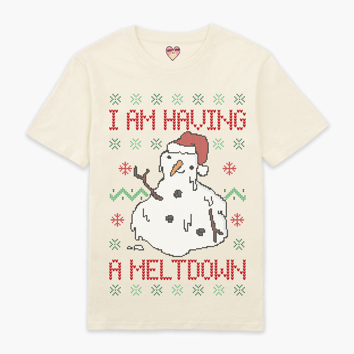 Having A Meltdown Christmas T-Shirt (Unisex)