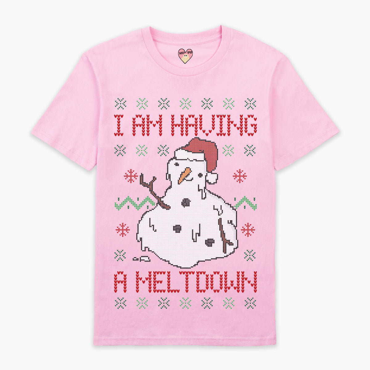 Having A Meltdown Christmas T-Shirt (Unisex)
