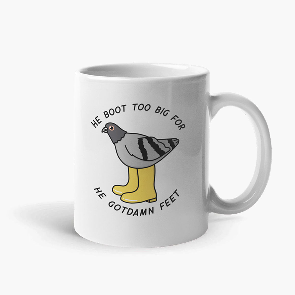 He Boot Too Big Coffee Mug