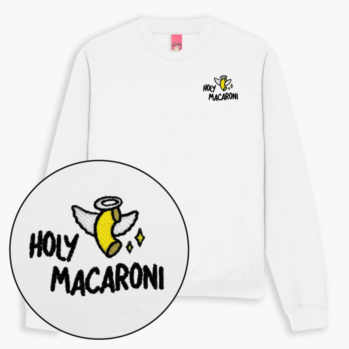 Holy Macaroni Embroidered Sweatshirt (Unisex)