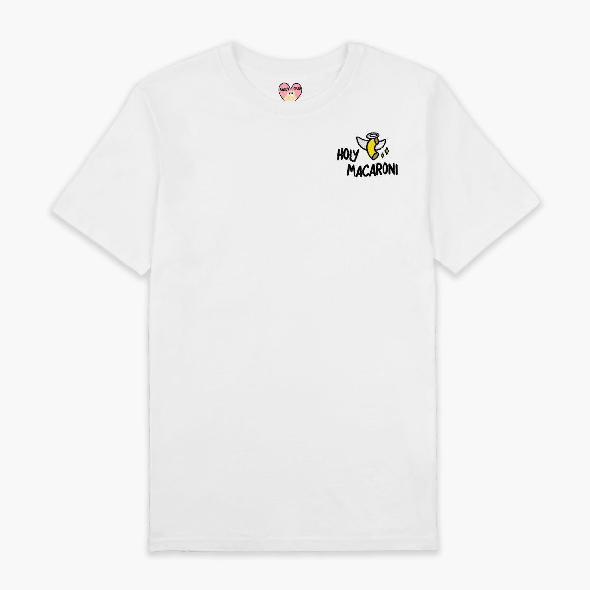 Holy Macaroni Embroidered T-Shirt (Unisex)