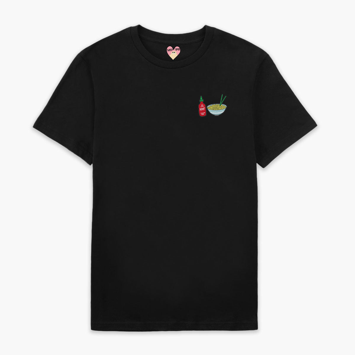 Hot Noodles Embroidered T-Shirt (Unisex)