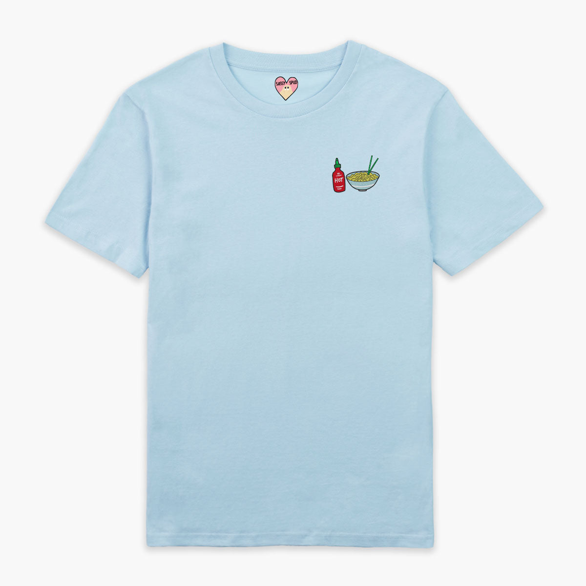 Hot Noodles Embroidered T-Shirt (Unisex)