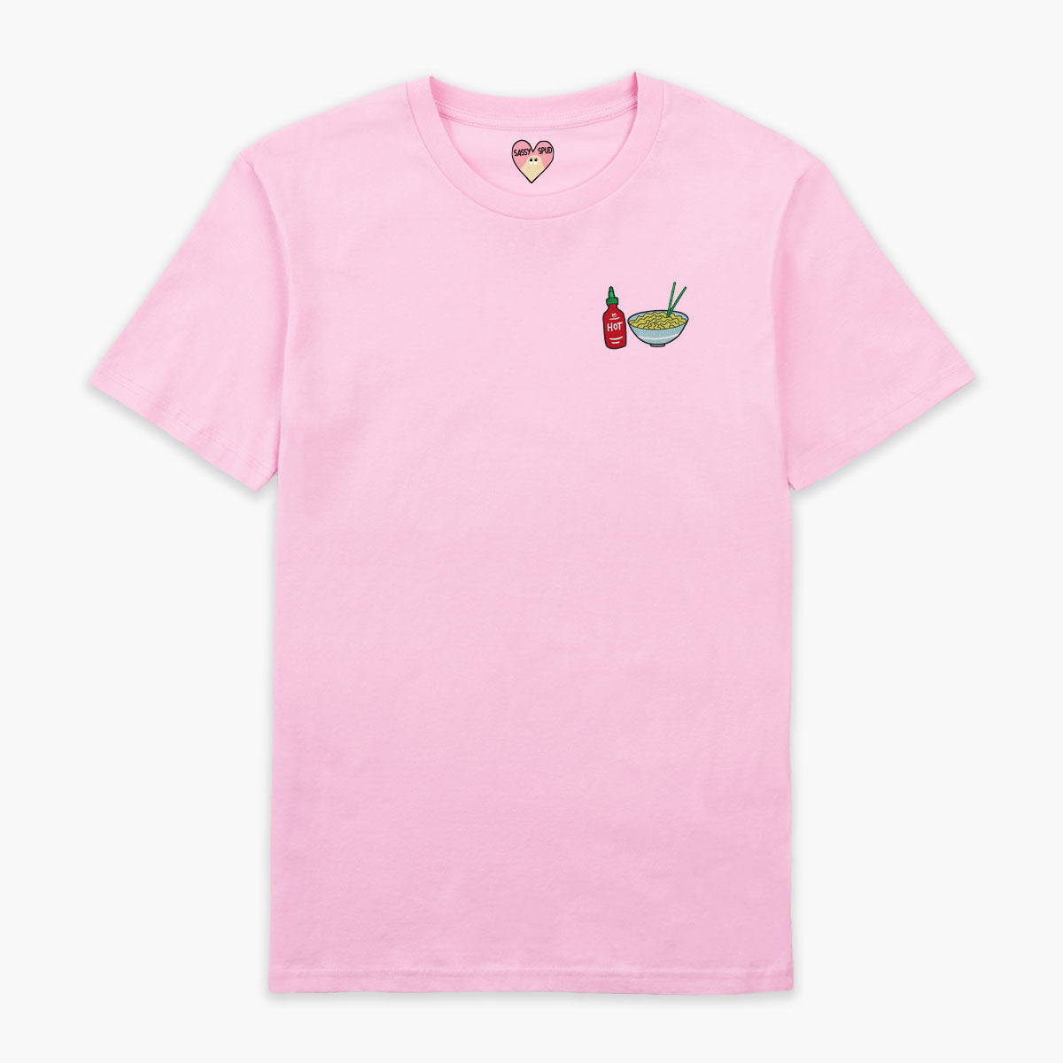 Hot Noodles Embroidered T-Shirt (Unisex)