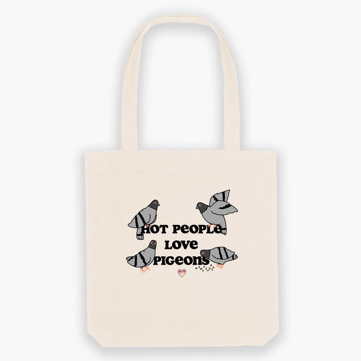 Hot People Love Pigeons Tote Bag