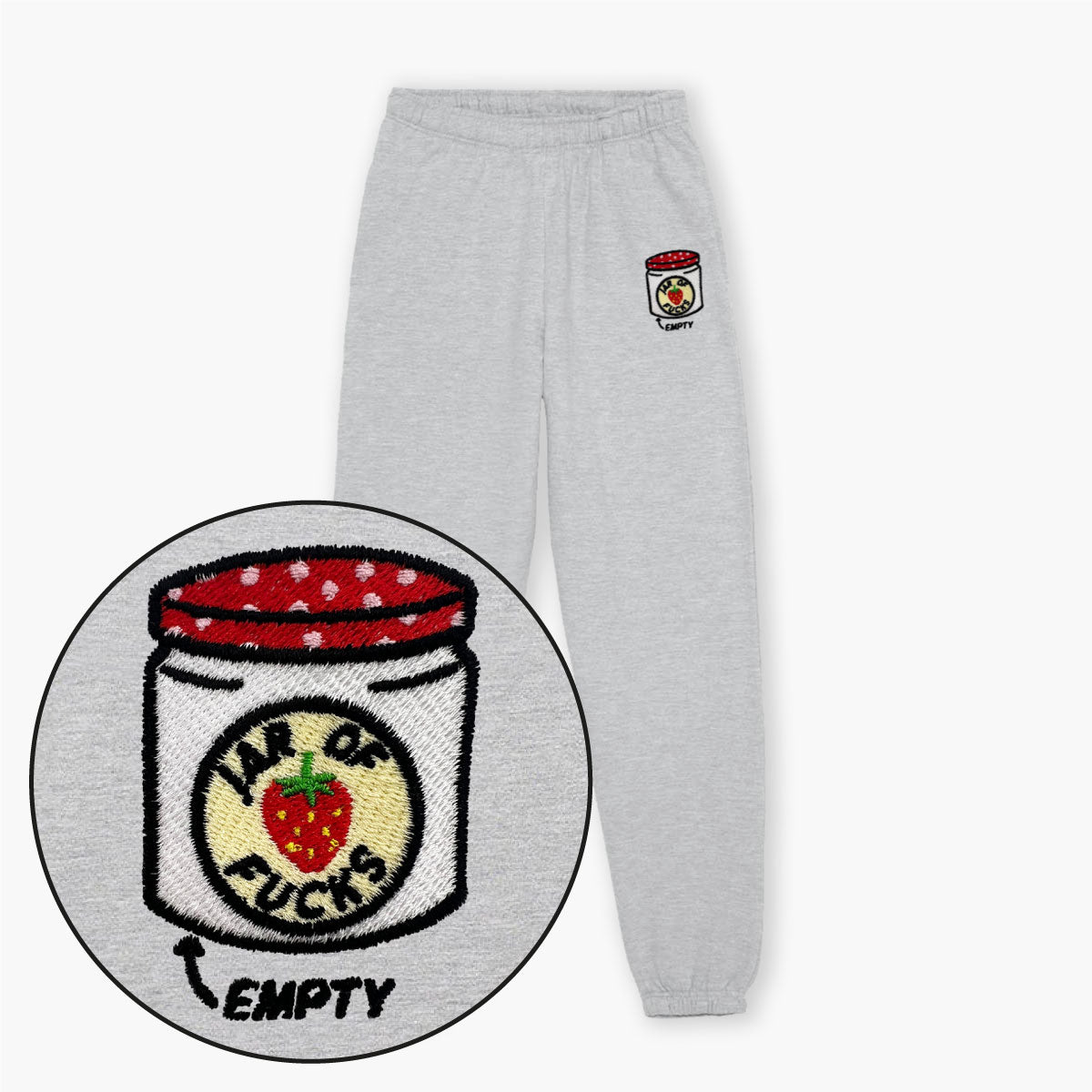 Jam Jar Embroidered Joggers (Unisex)