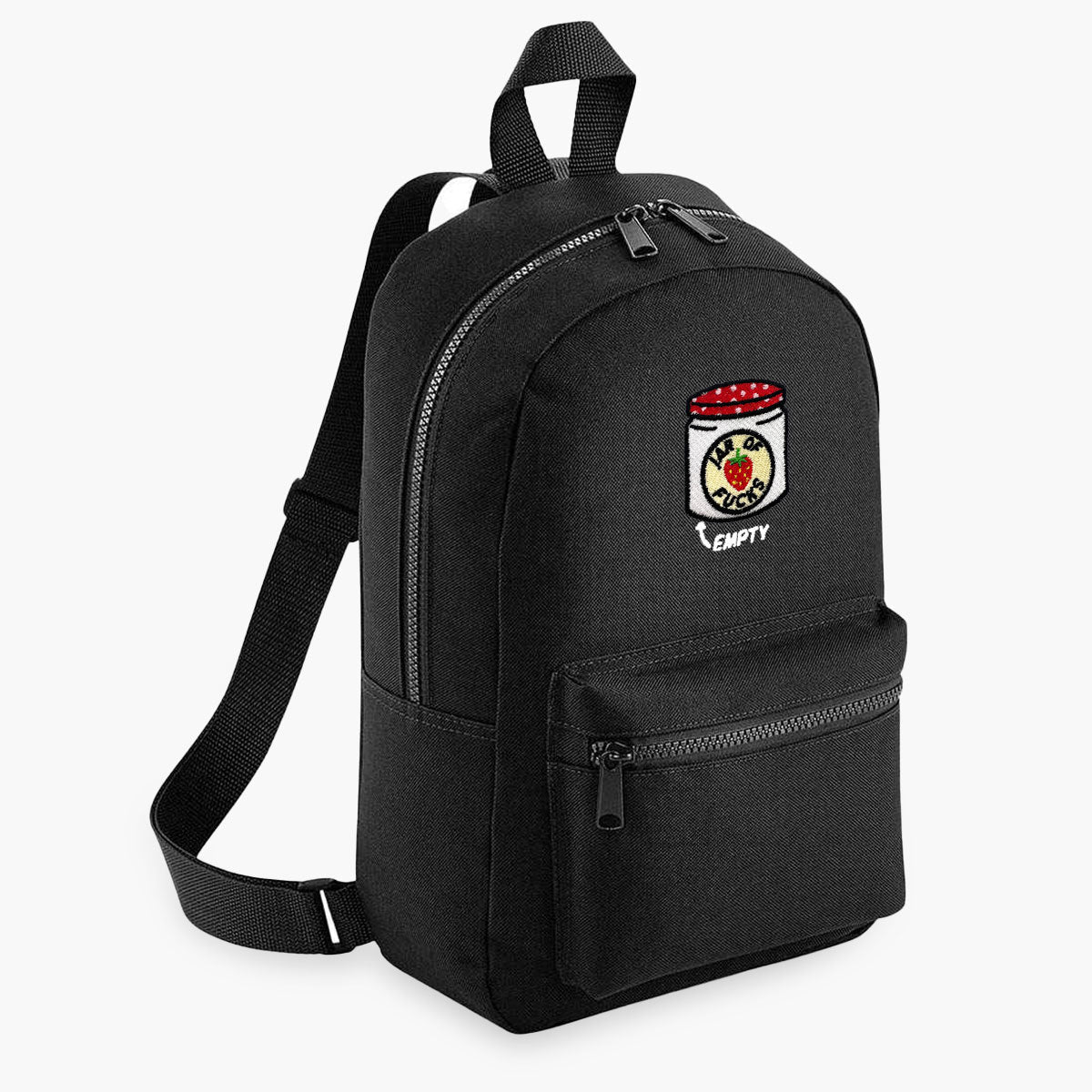 Jam Jar Embroidered Mini Backpack