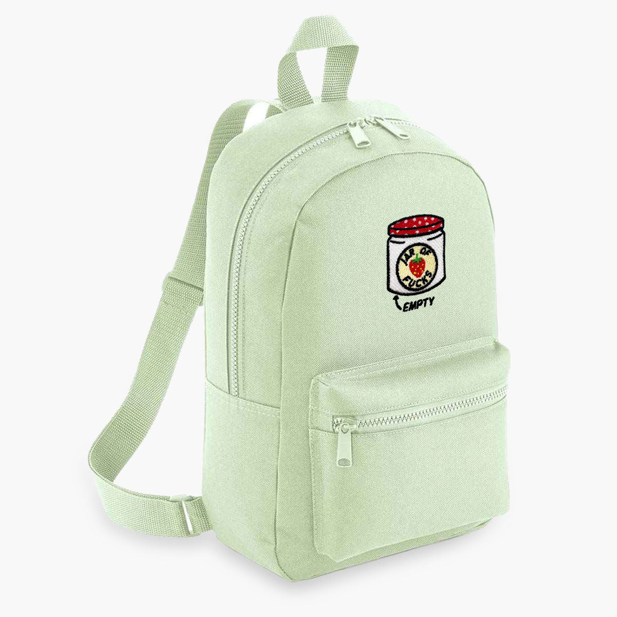 Jam Jar Embroidered Mini Backpack