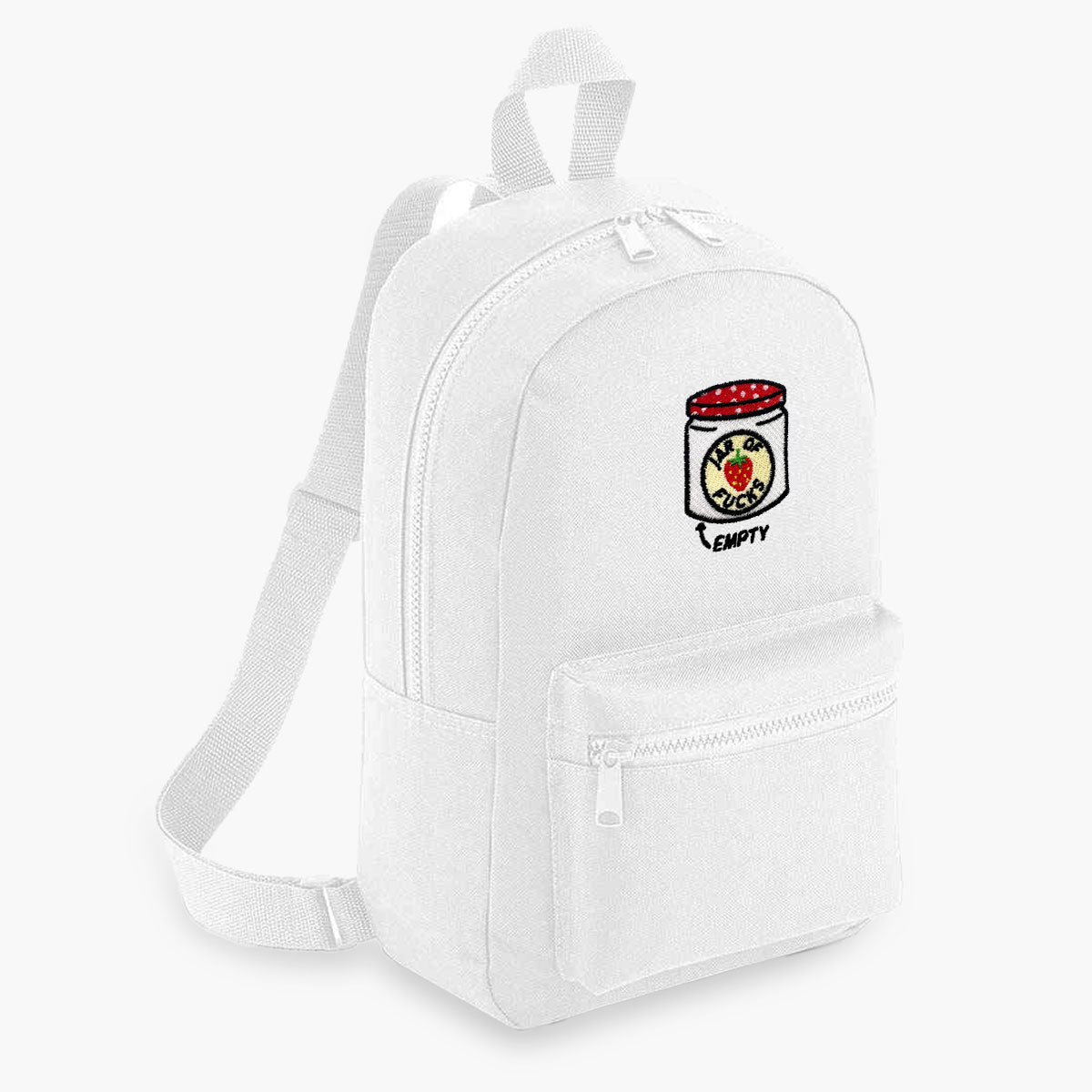 Jam Jar Embroidered Mini Backpack