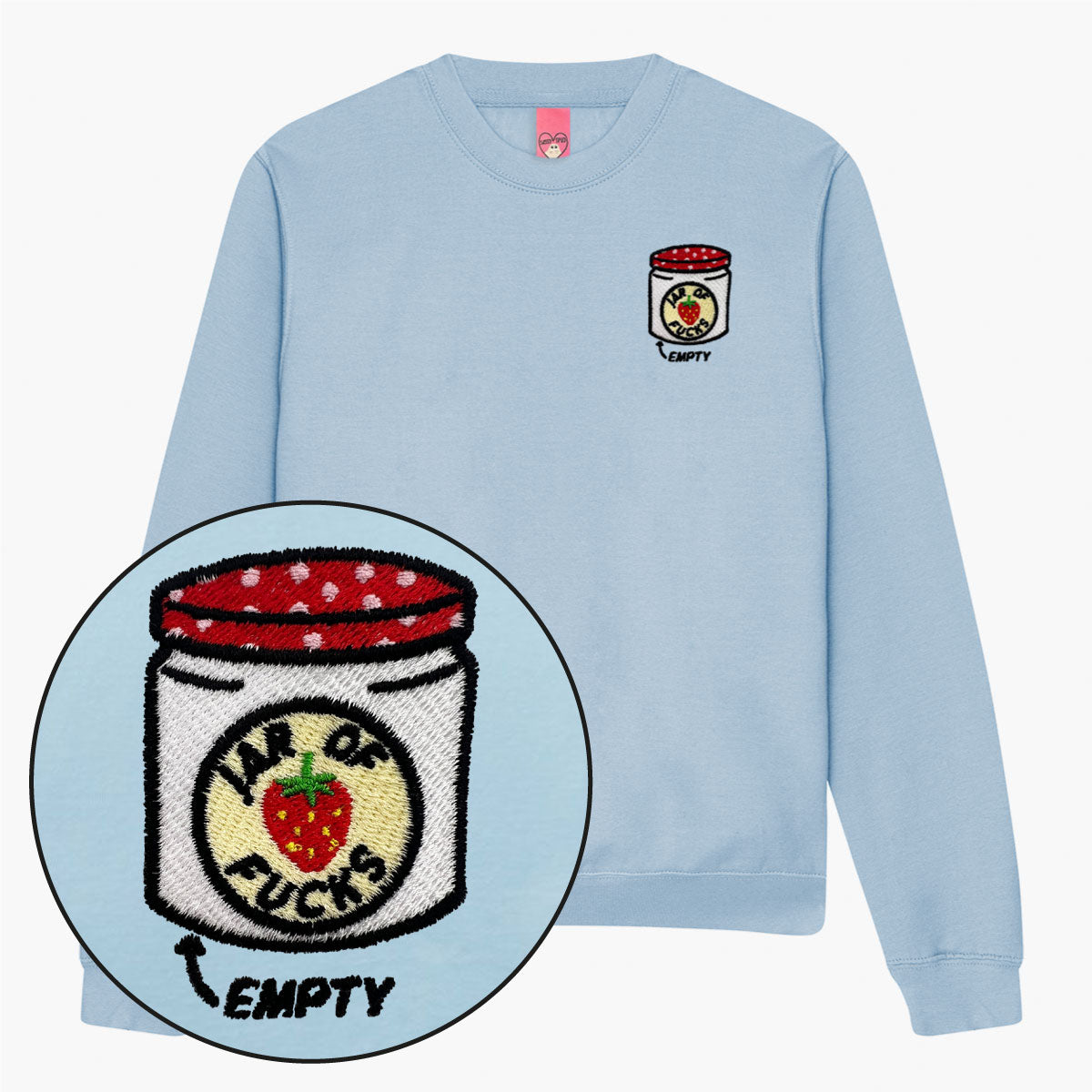 Jam Jar Embroidered Sweatshirt (Unisex)