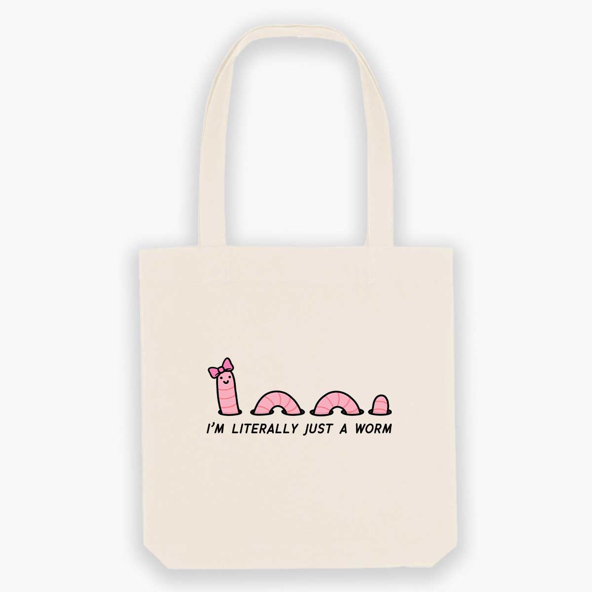 Just A Worm Tote Bag