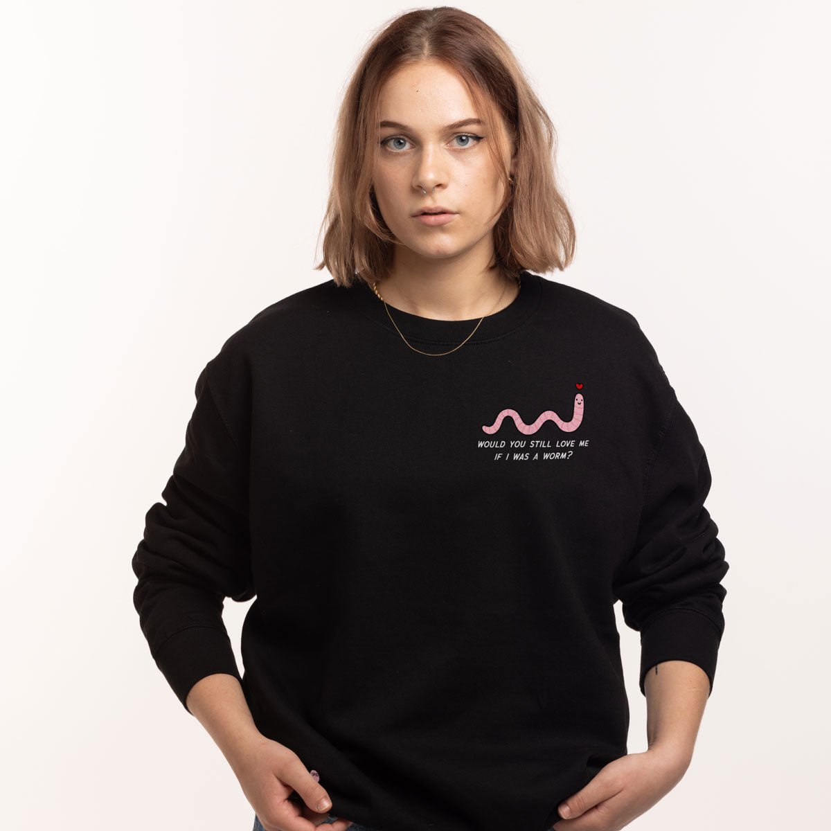 Love Me Worm Sweatshirt (Unisex)
