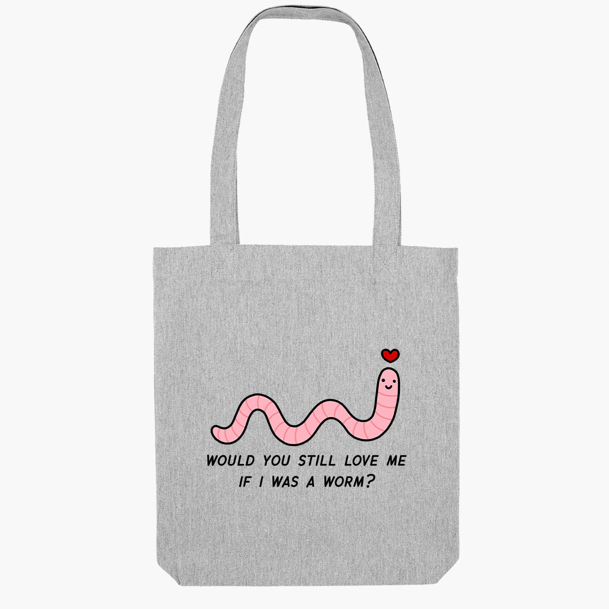 Love Me Worm Tote Bag