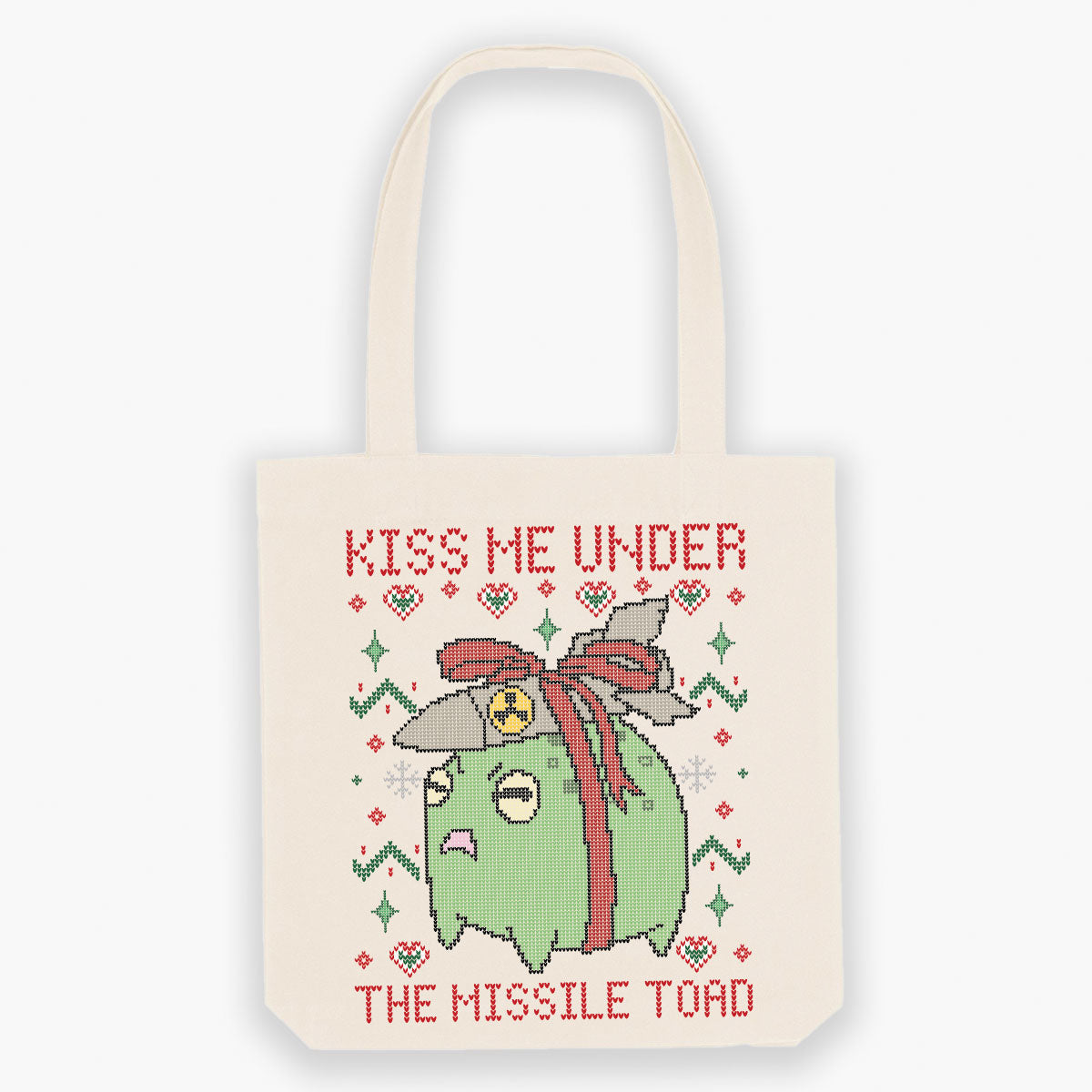 Missile Toad Christmas Tote Bag