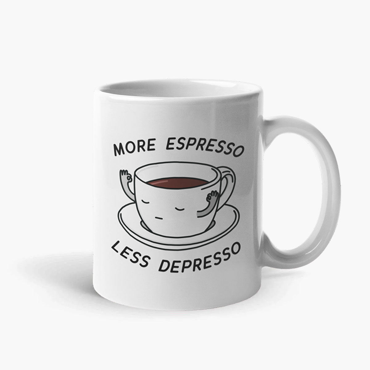 More Espresso Less Depresso Coffee Mug