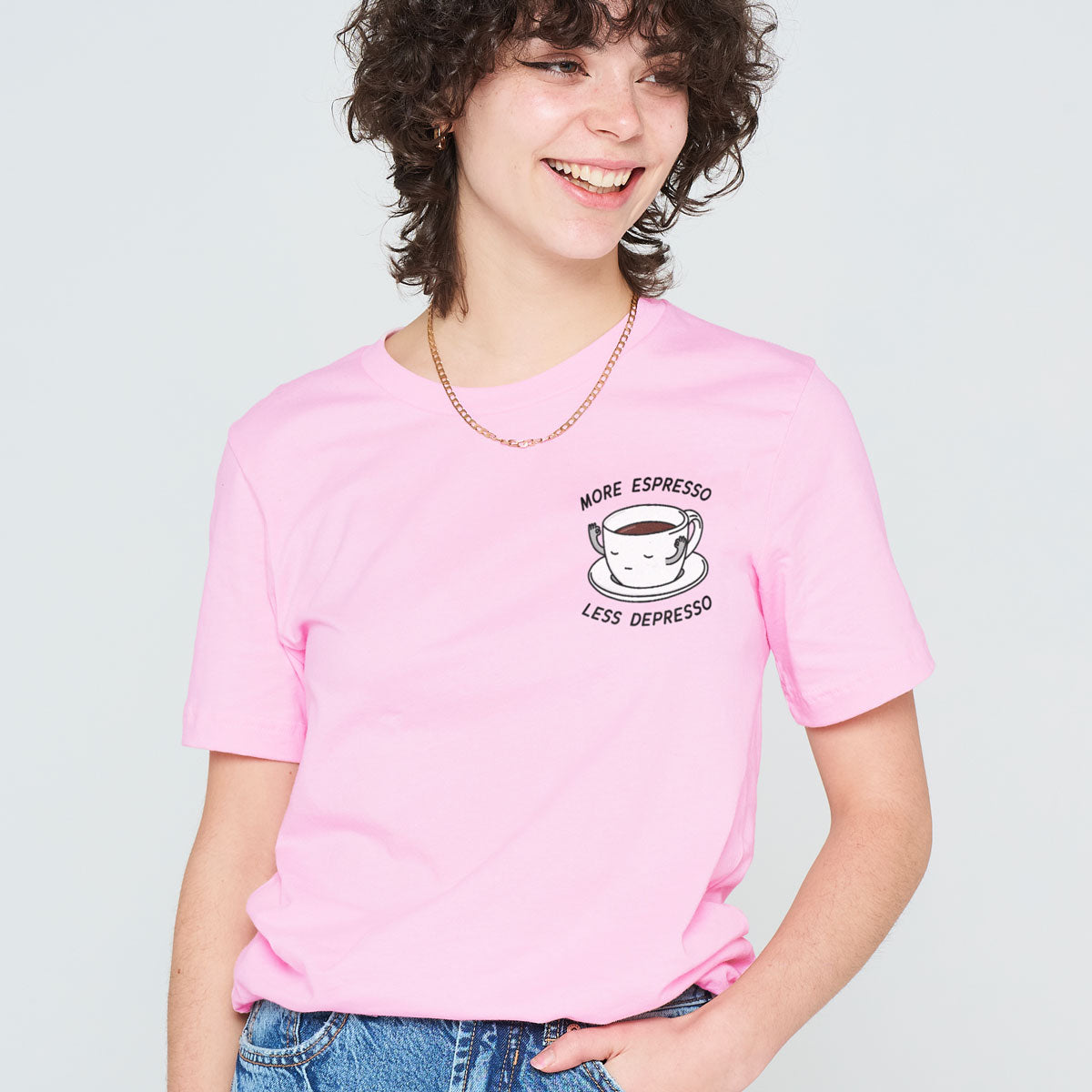 More Espresso Less Depresso T-Shirt (Unisex)