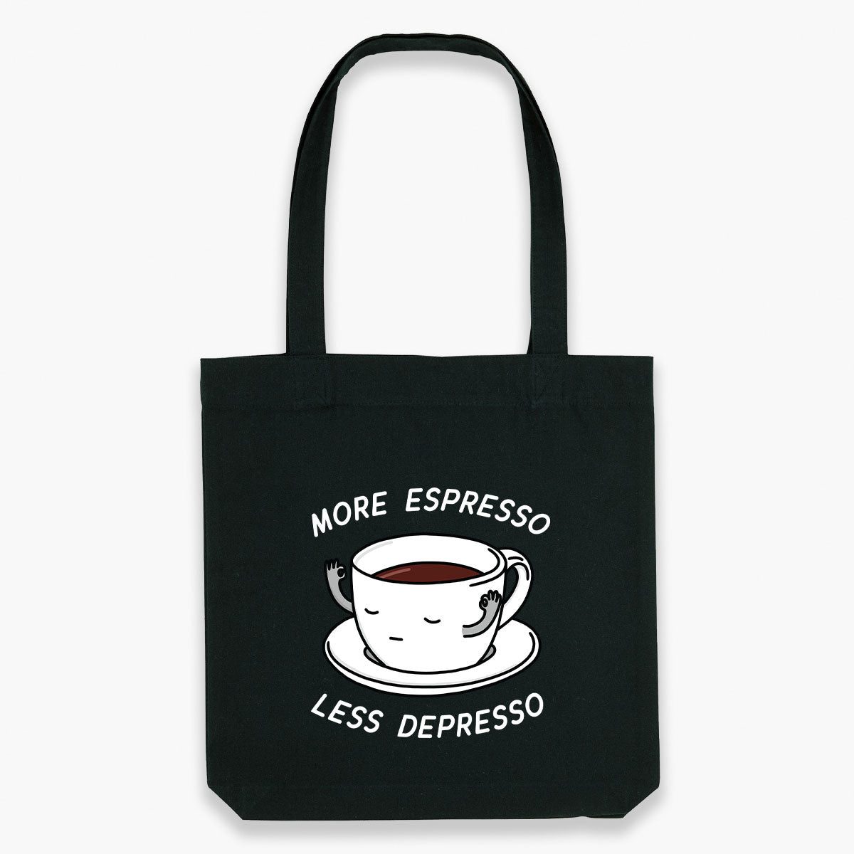 More Espresso Less Depresso Tote Bag