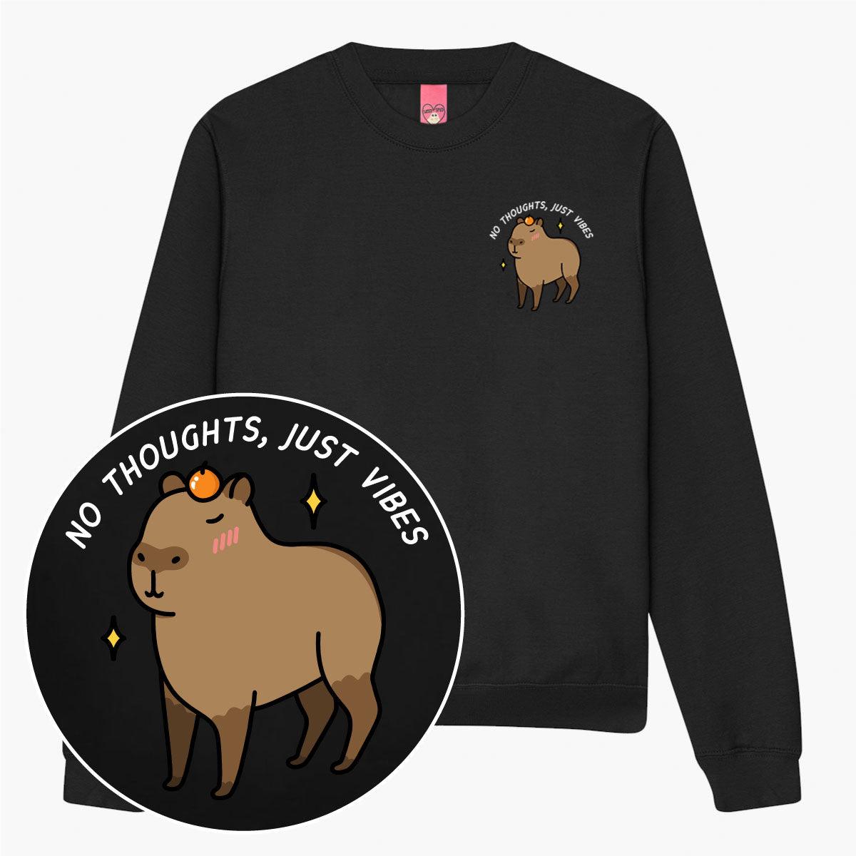 No Thoughts Just Vibes Sweatshirt (Unisex)