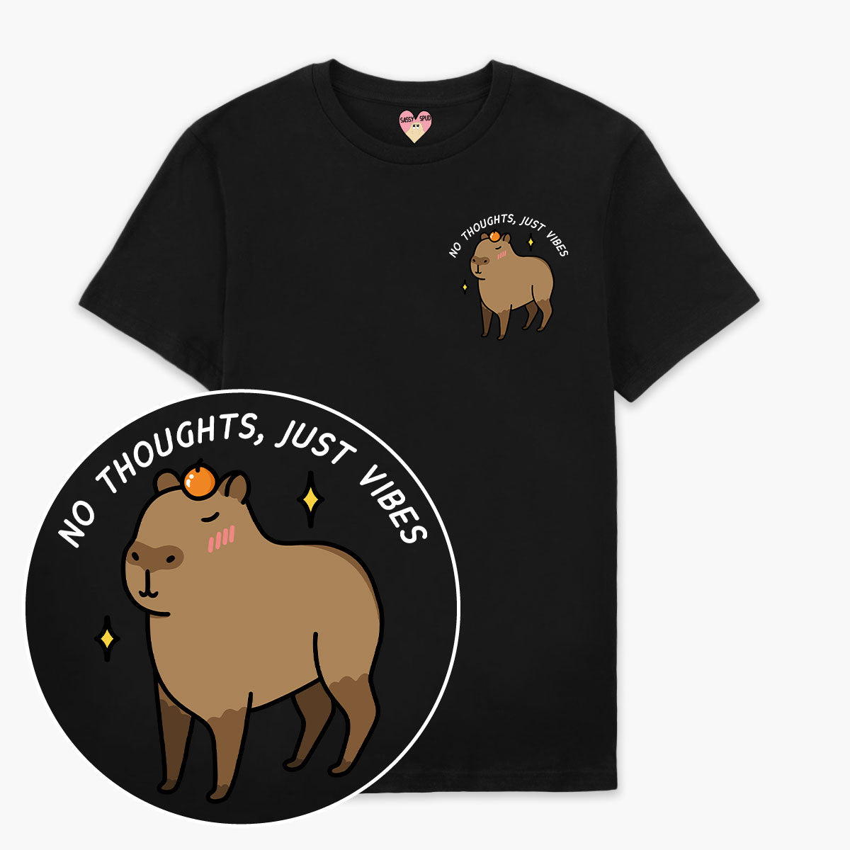 No Thoughts Just Vibes T-Shirt (Unisex)