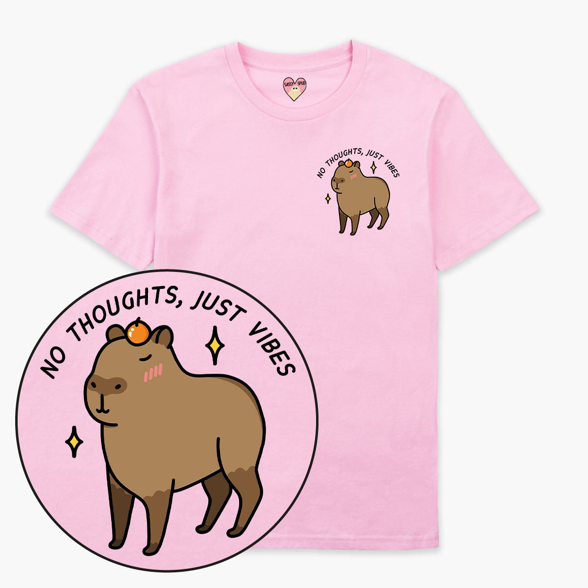 No Thoughts Just Vibes T-Shirt (Unisex)