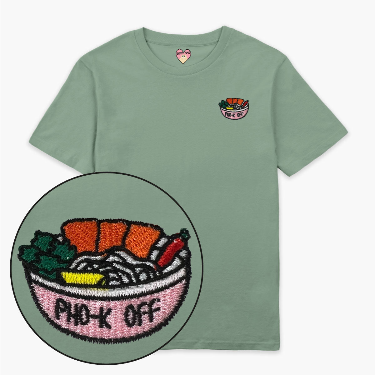 Pho-k Off Embroidered T-Shirt (Unisex)