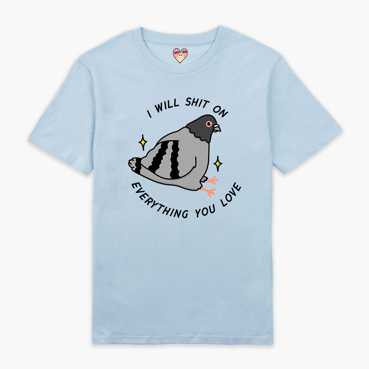 Pigeon Poo Full Print T-Shirt (Unisex)