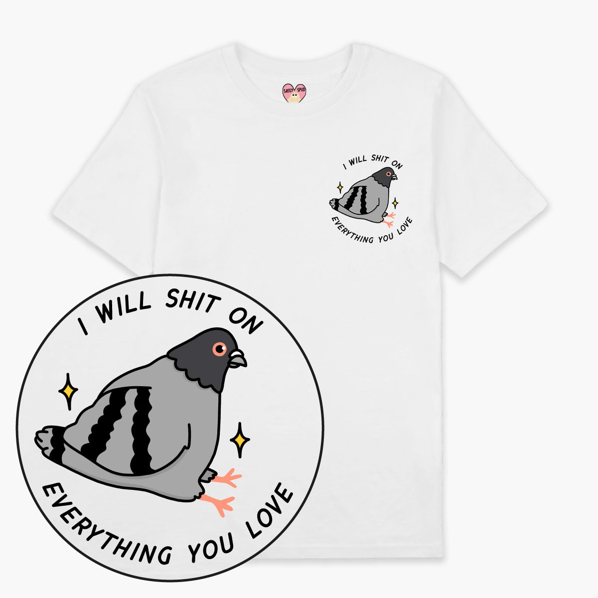Pigeon Poo T-Shirt (Unisex)