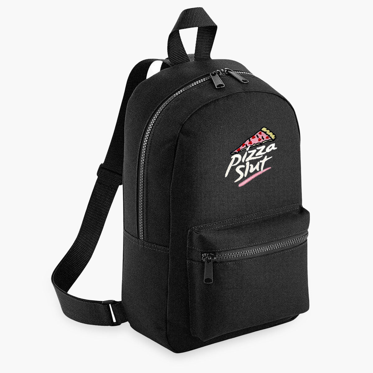 Pizza Slut Embroidered Mini Backpack