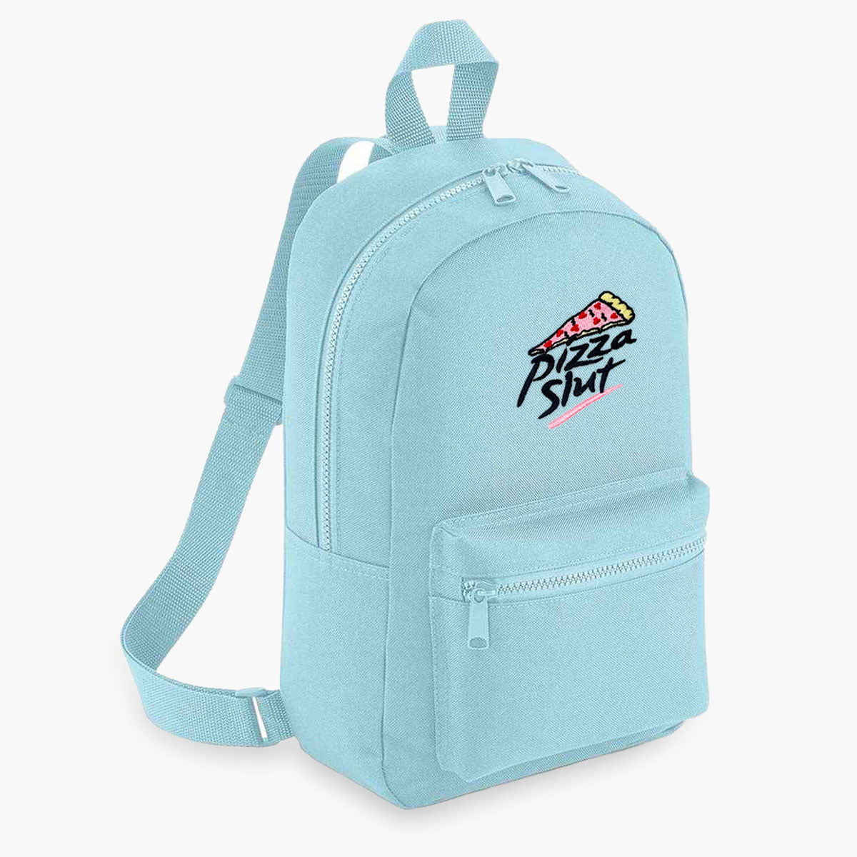 Pizza Slut Embroidered Mini Backpack