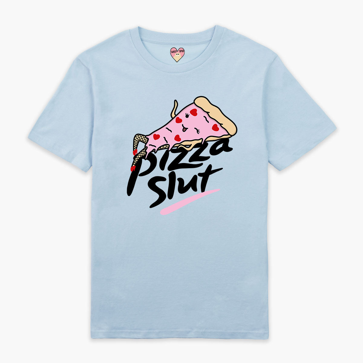 Pizza Slut Full Print T-Shirt (Unisex)