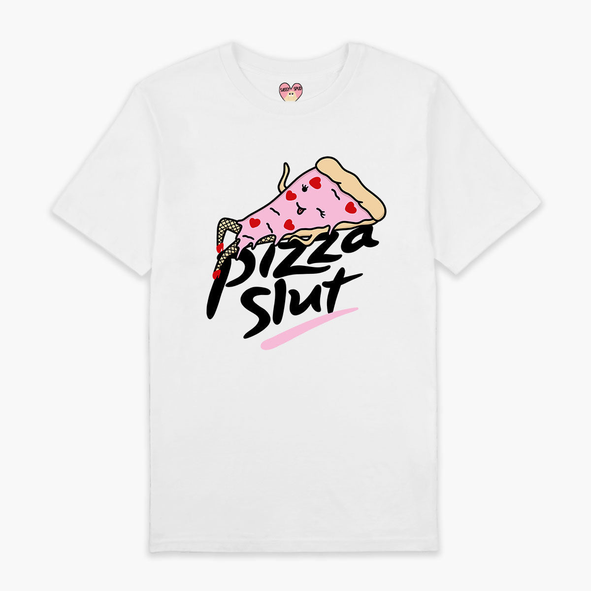 Pizza Slut Full Print T-Shirt (Unisex)