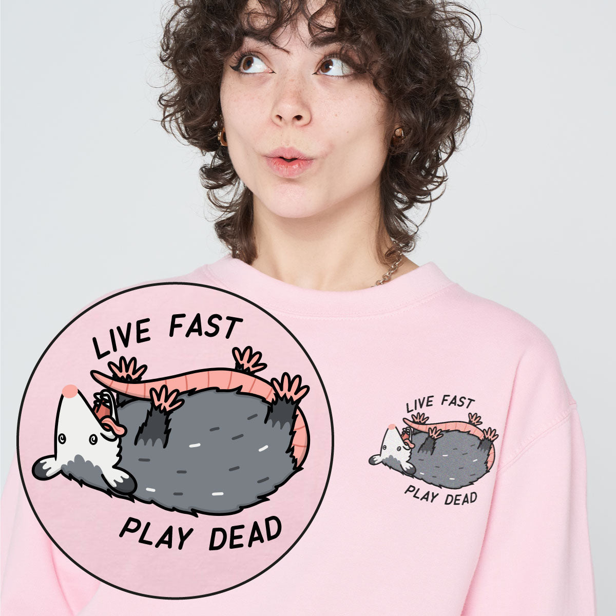 Play Dead Possum Sweatshirt (Unisex)
