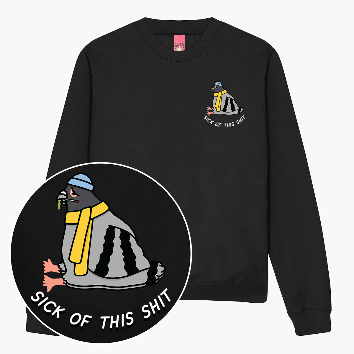 Poorly Pigeon Sweatshirt (Unisex)
