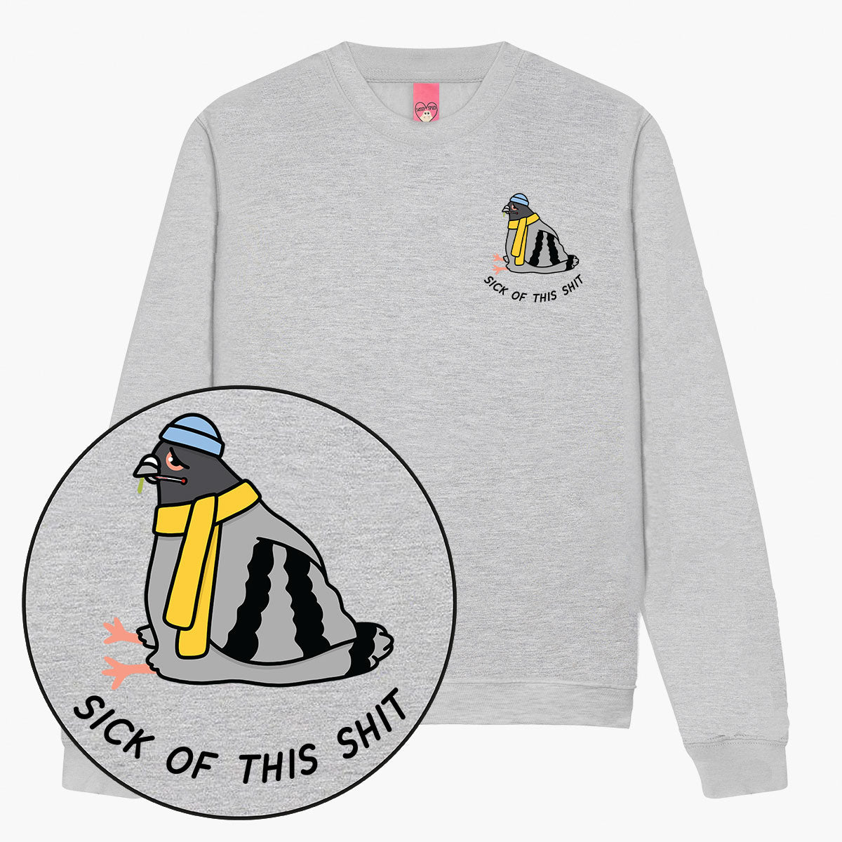 Poorly Pigeon Sweatshirt (Unisex)