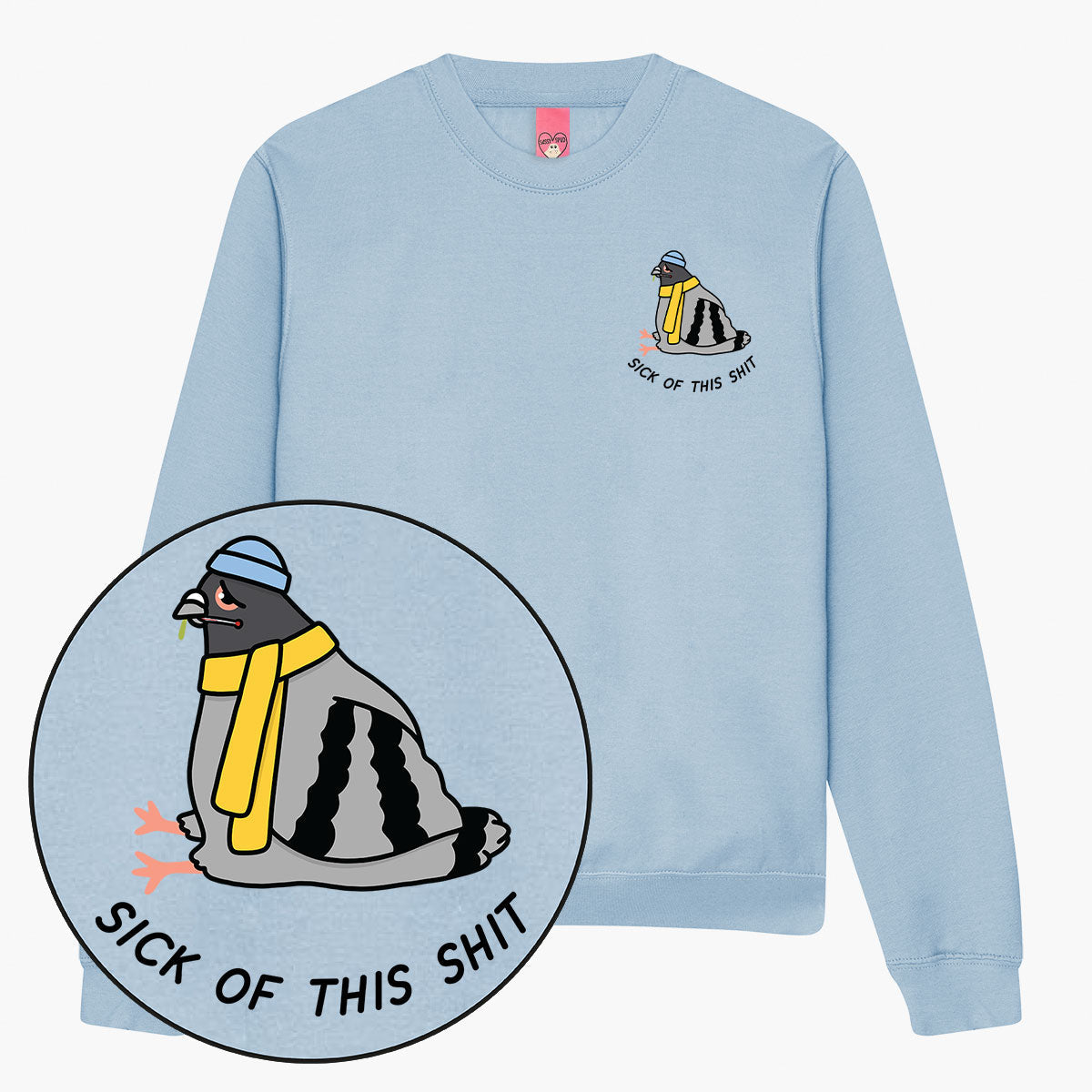 Poorly Pigeon Sweatshirt (Unisex)