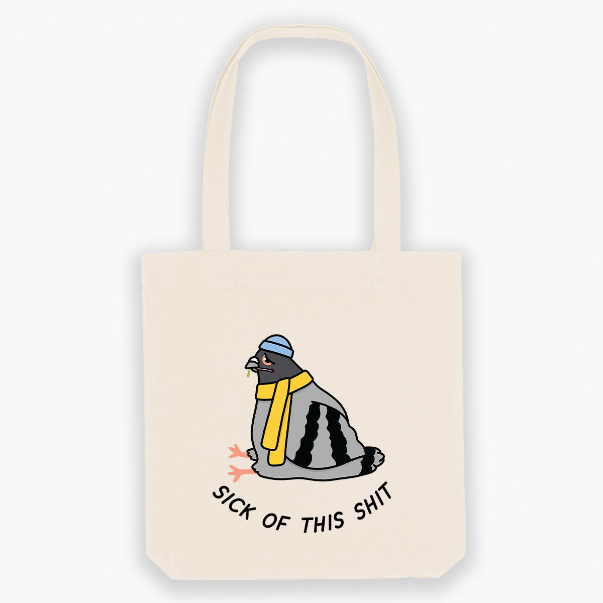 Poorly Pigeon Tote Bag