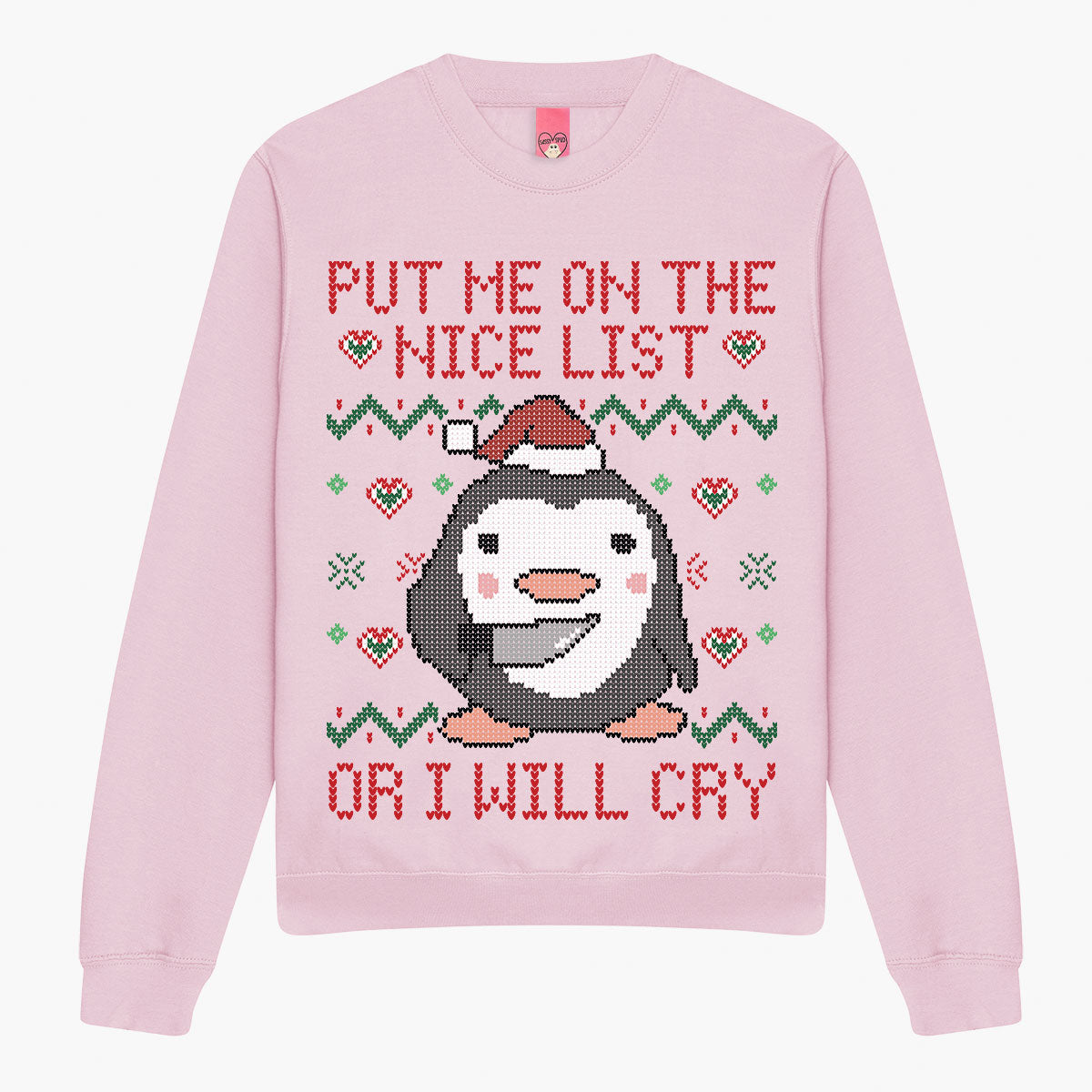 Put Me On The Nice List Christmas Jumper (Unisex)