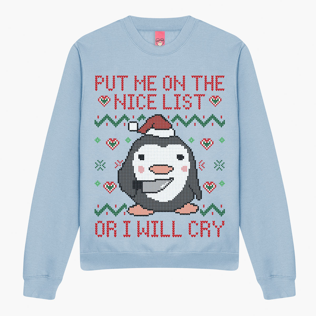Put Me On The Nice List Christmas Jumper (Unisex)