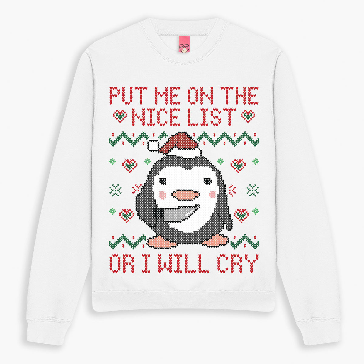 Put Me On The Nice List Christmas Jumper (Unisex)