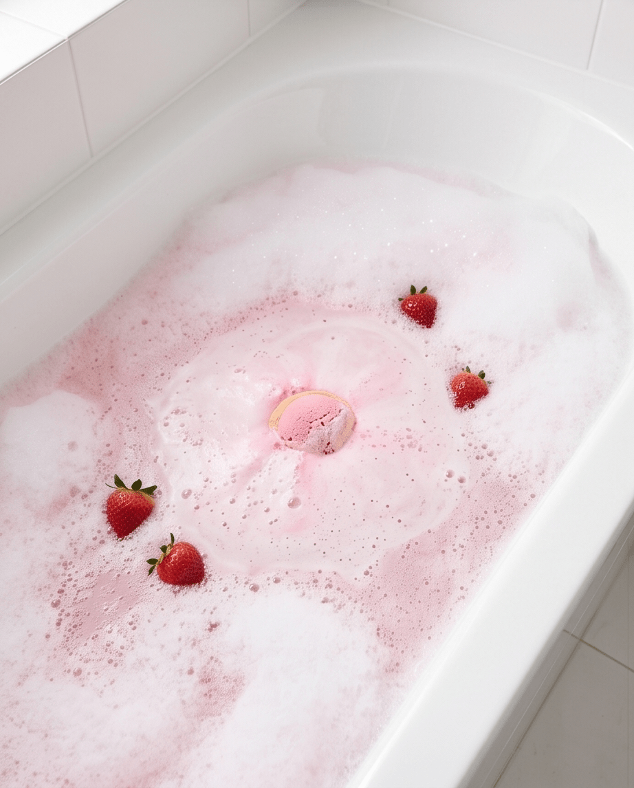 Strawberry Ice Cream - Bath Bomb